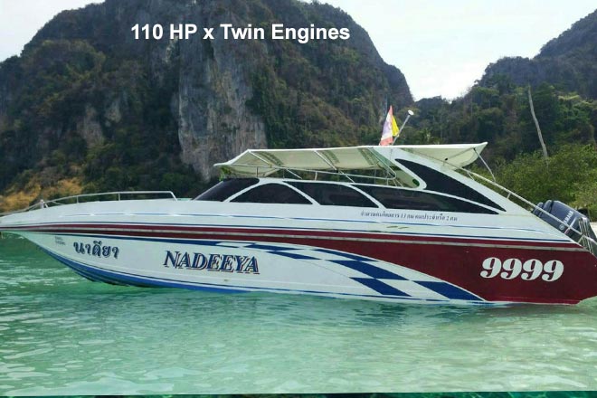 Private  Speed Boat to Phi Phi & Khai Islands