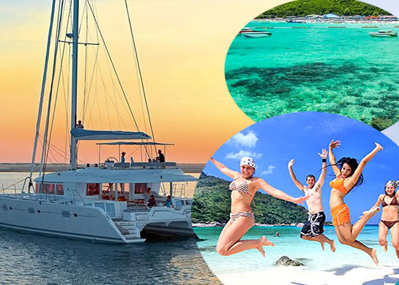 Private Catamaran Tour to Coral Island
