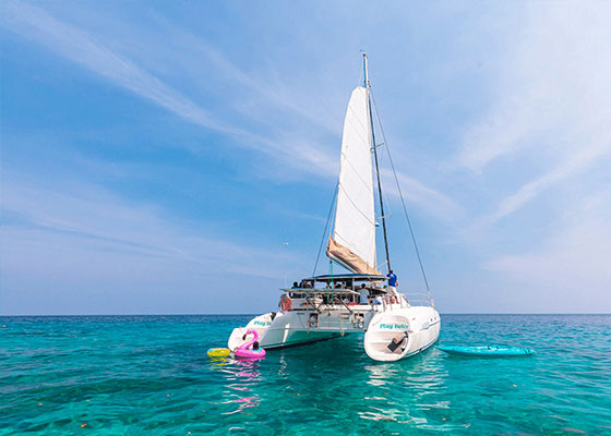 Private Catamaran Tour to Coral Island