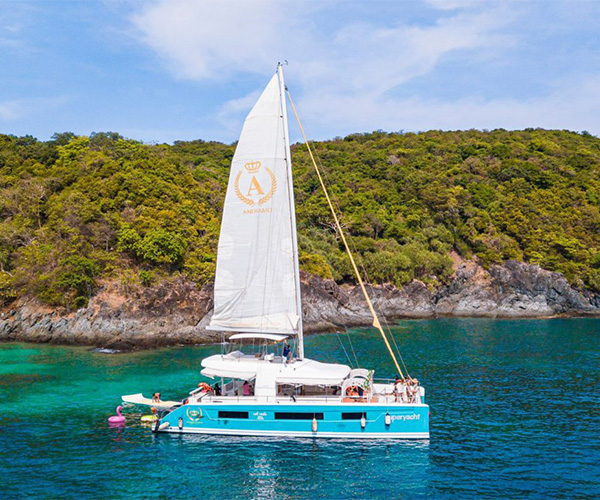 Raya Coral Island half day tour by catamaran