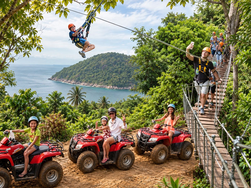 ATV Bike + Skyline Adventure