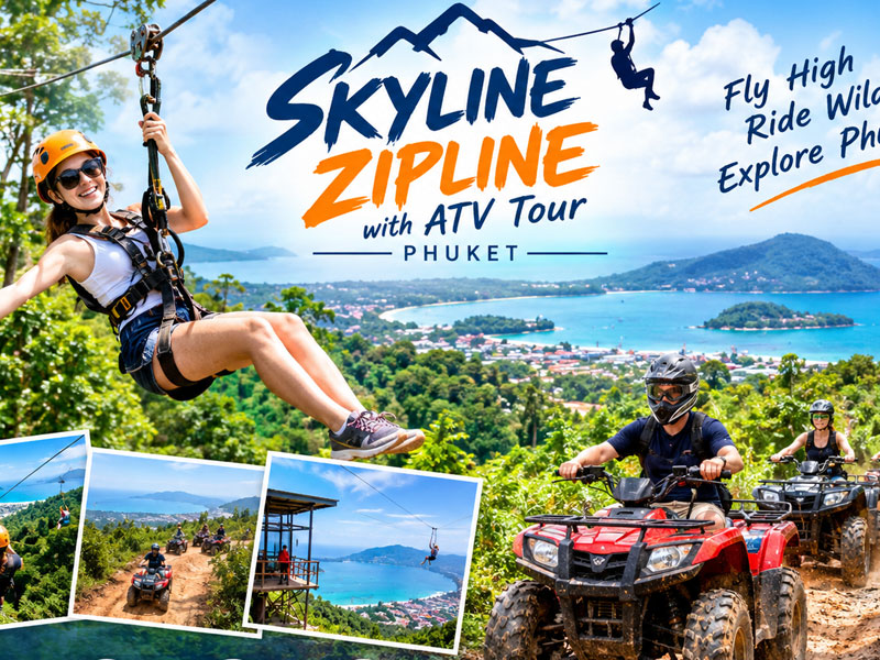 Skyline Zipline with ATV Tour