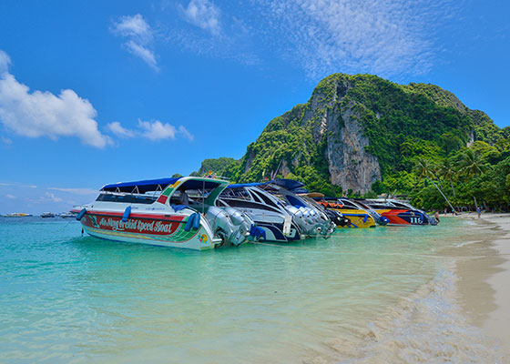 Private  Speed Boat to Phi Phi & Khai Islands