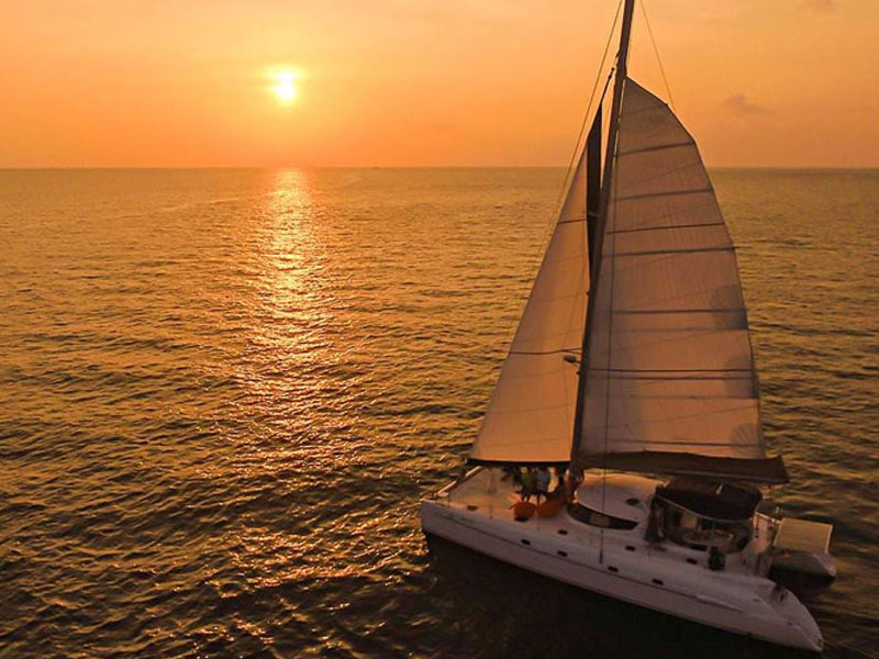 Private Sunset Dinner Cruise by catamaran