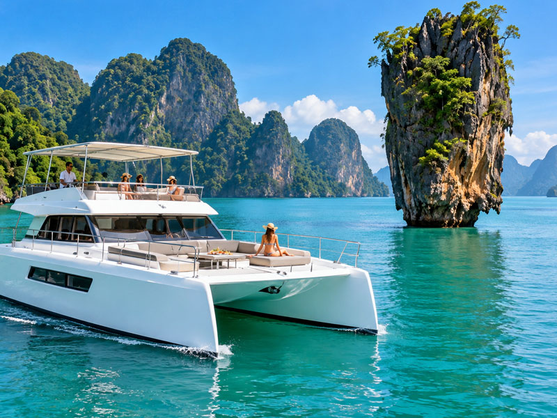 Phang Nga by  Private Catamaran